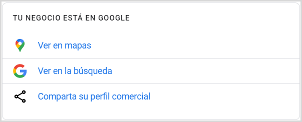 Tu negocio está en Google Búsqueda y Maps